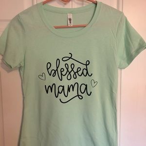 Blessed mama t-shirt